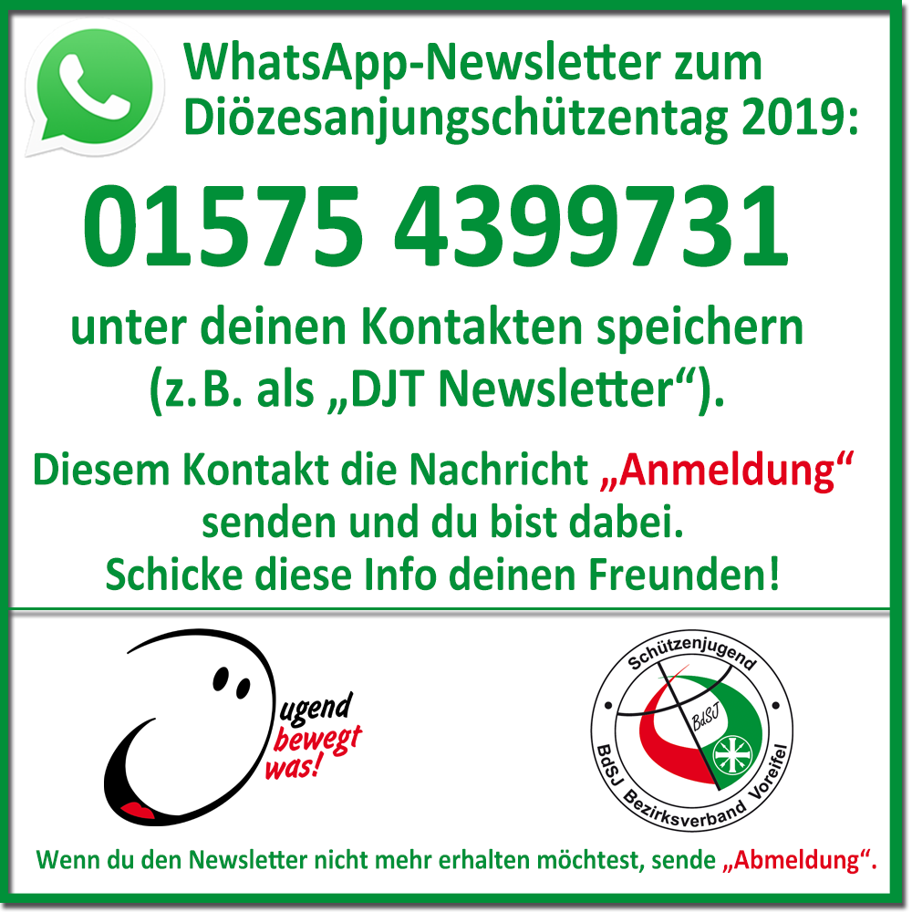 DJT 2019 Whatsapp Newsletter
